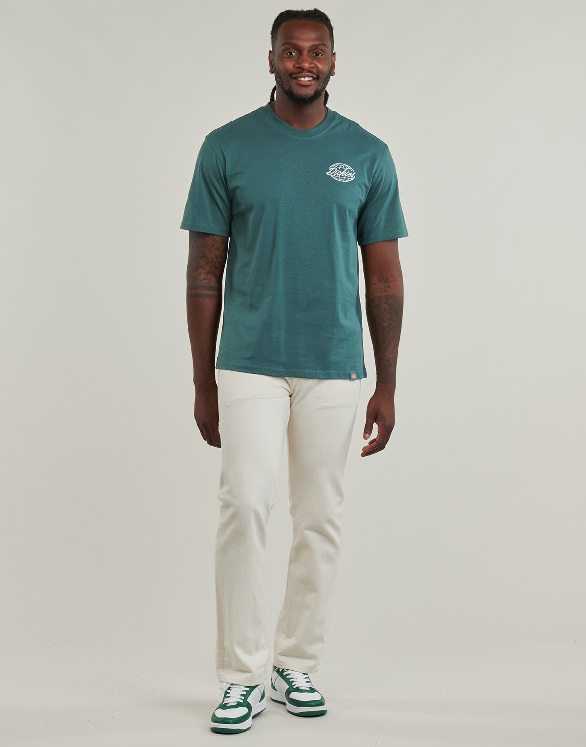 T-shirt Uomo Dickies  DICKIES GLOBE TEE SS  Verde