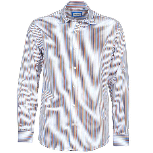 Camicia a maniche lunghe Uomo Serge Blanco DORILANDO Blu