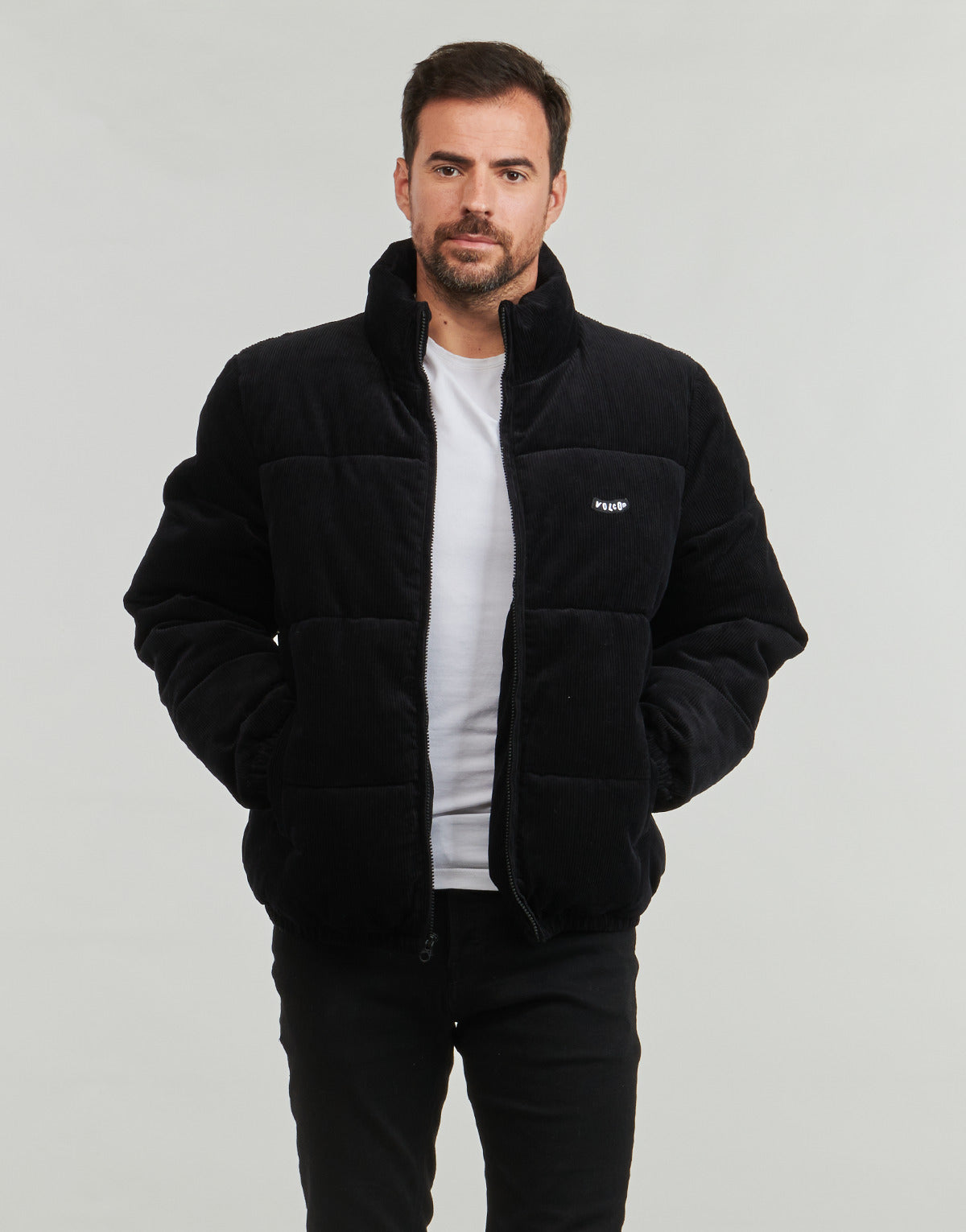 Piumino Uomo Volcom WALLTZ CORD JACKET Nero