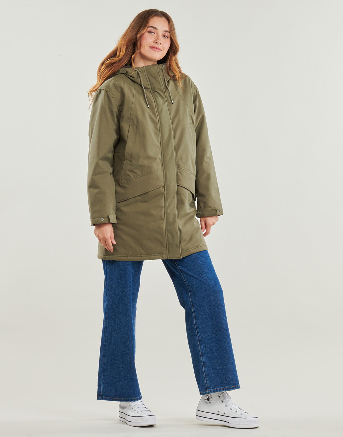 Parka Donna Volcom SOMESTONE 10K PARKA Kaki