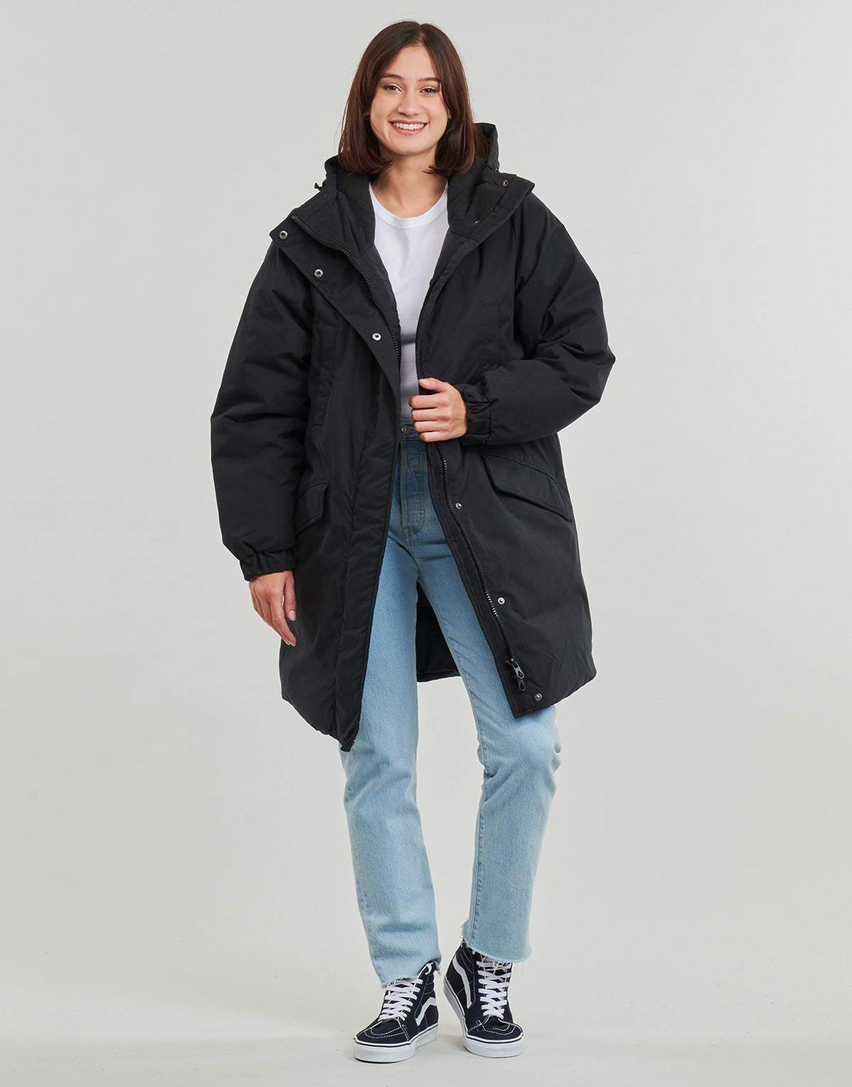 Parka Donna Volcom SLEEPI PUFF UP PARKA Nero