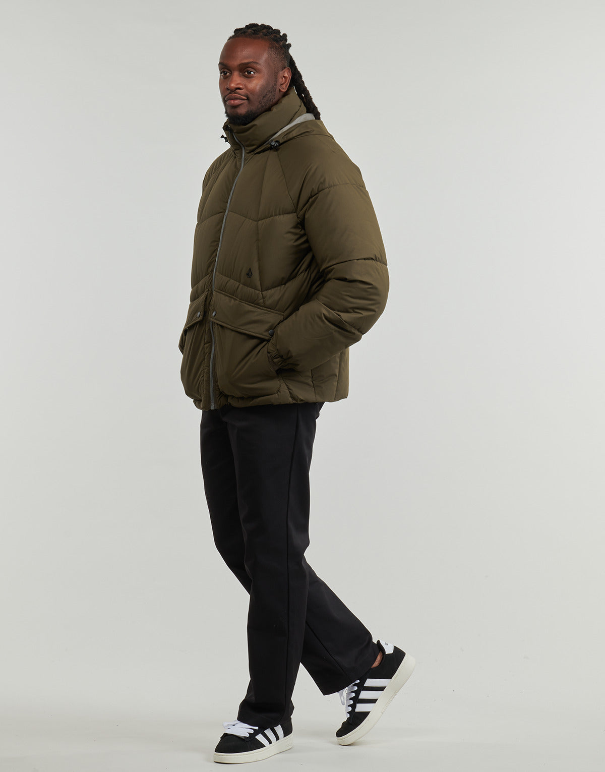 Piumino Uomo Volcom MAXSTONE 5K JKT Kaki