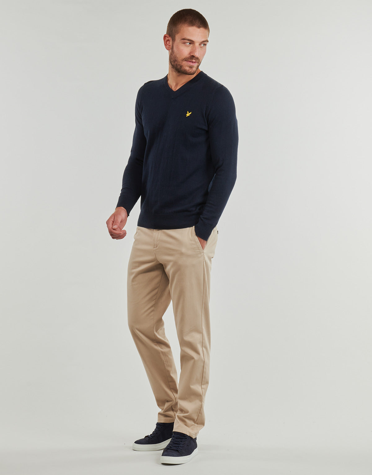 Maglione Uomo Lyle & Scott KN2111V Marine