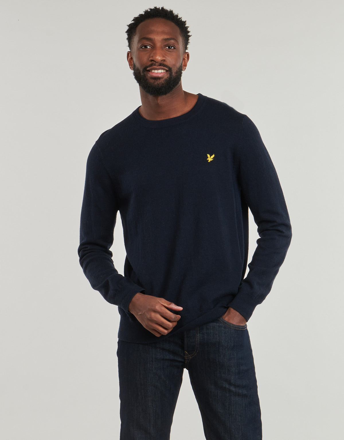 Maglione Uomo Lyle & Scott KN2110V Marine