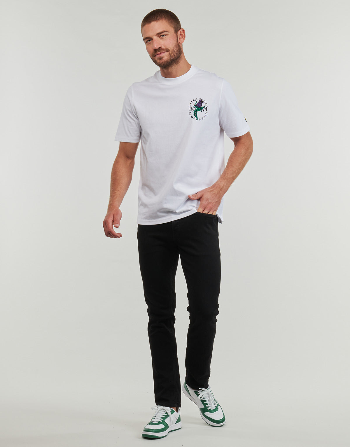 T-shirt Uomo Lyle & Scott TS2105V Bianco