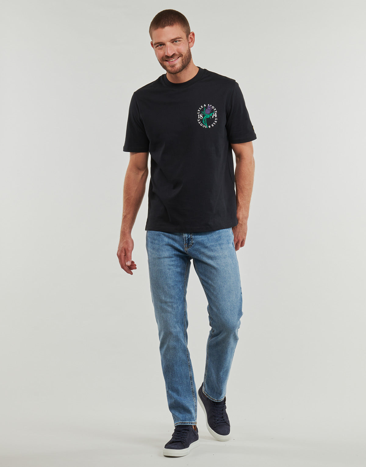 T-shirt Uomo Lyle & Scott  TS2105V  Nero