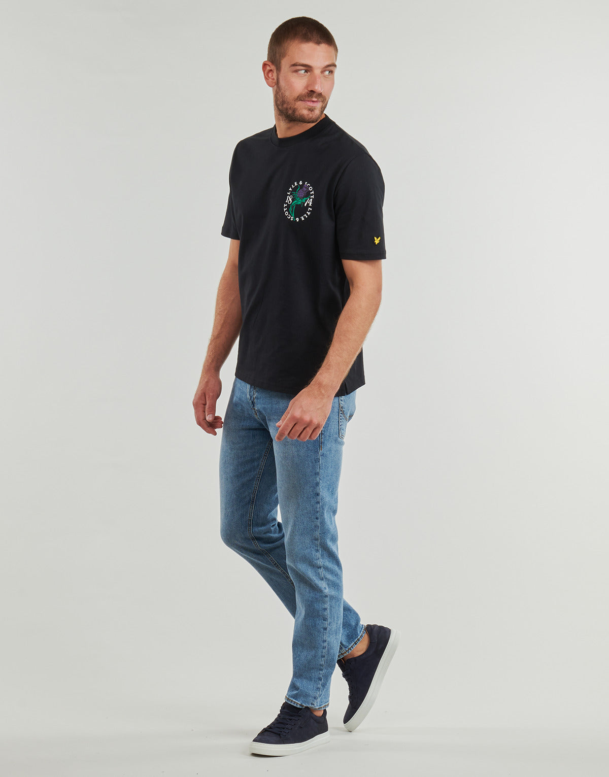 T-shirt Uomo Lyle & Scott  TS2105V  Nero