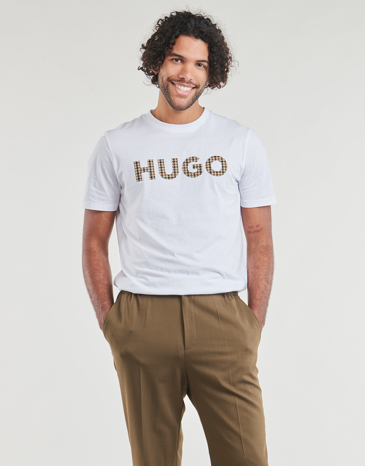 T-shirt Uomo HUGO  Dulivio_U243  Bianco