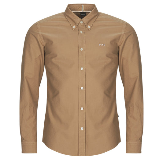 Camicia a maniche lunghe Uomo BOSS  H-ROAN-BD-E-C1-243  Beige