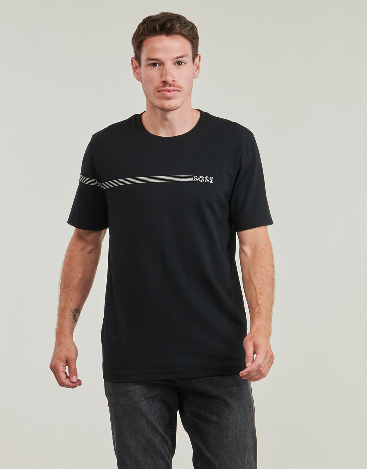 T-shirt Uomo BOSS  Tee 5  Nero