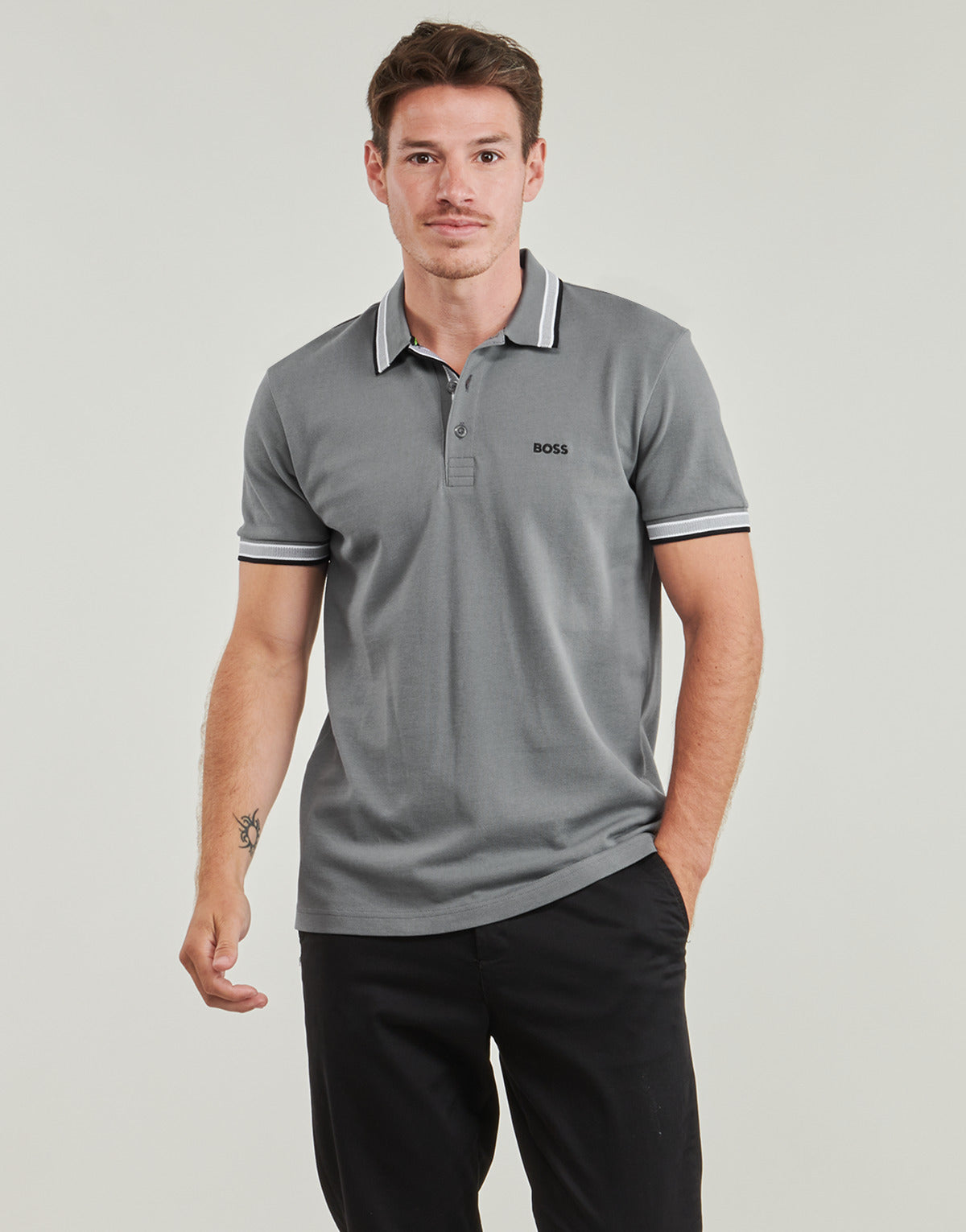 Polo Uomo BOSS  Paddy  Grigio