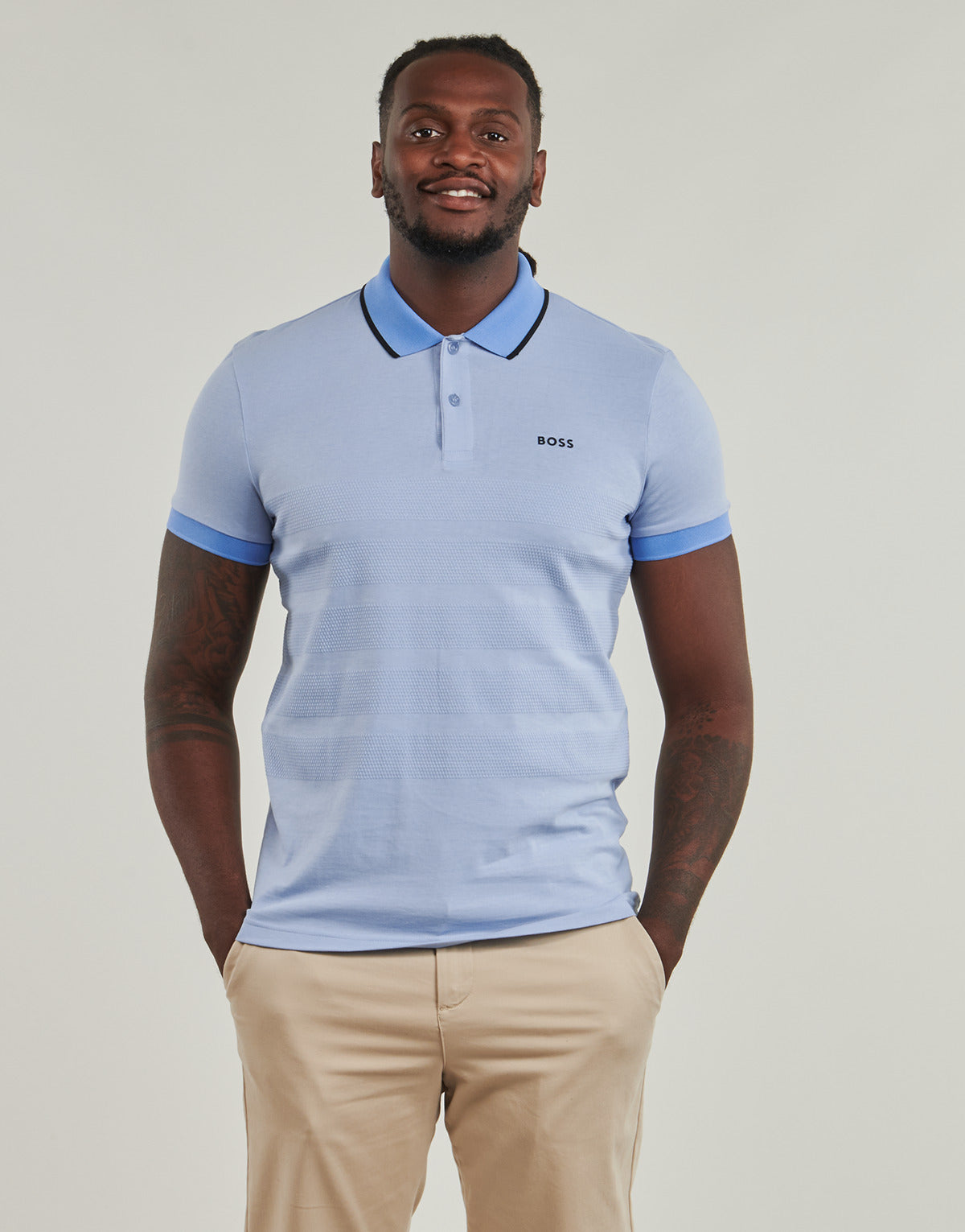 Polo Uomo BOSS  Paddy 5  Blu