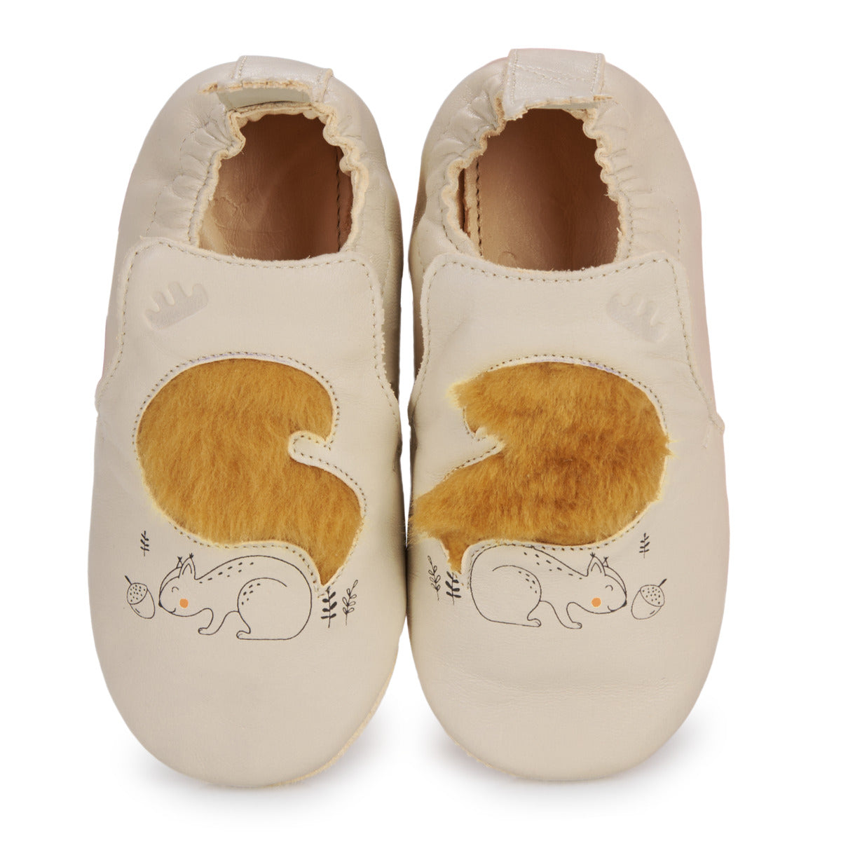 Pantofole bambini ragazza Easy Peasy MY BLUBLU ECUREUIL Beige