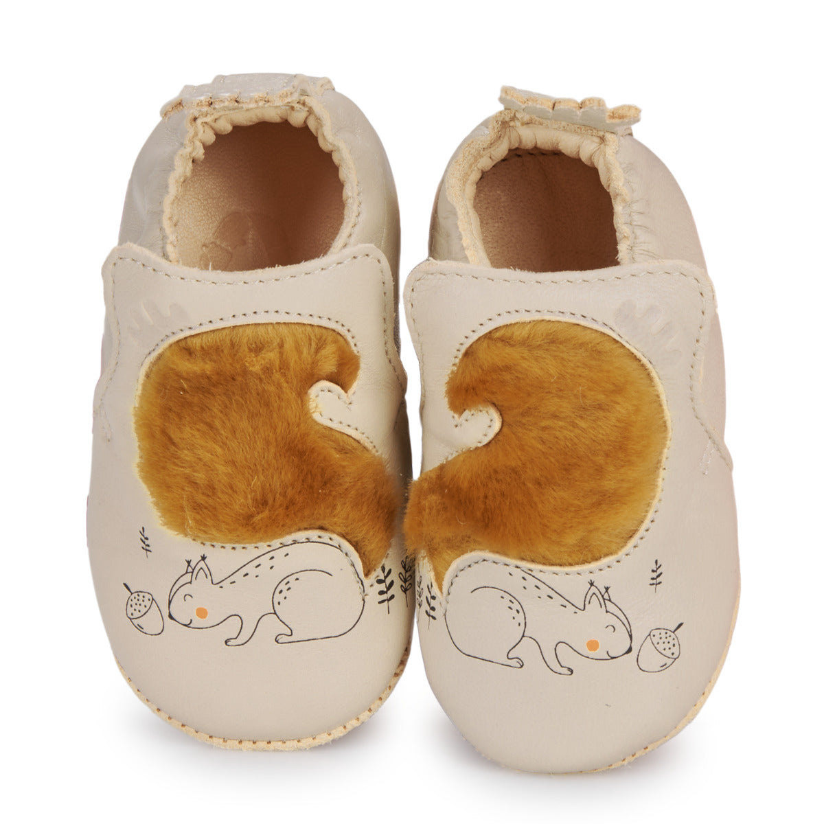 Pantofole bambini ragazza Easy Peasy MY BLUBLU ECUREUIL Beige