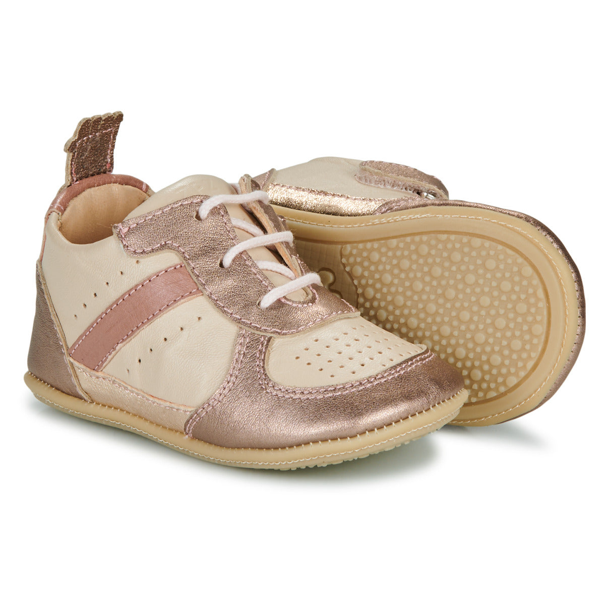 Scarpe bambini ragazza Easy Peasy  MY PRE BASKET LACET  Rosa