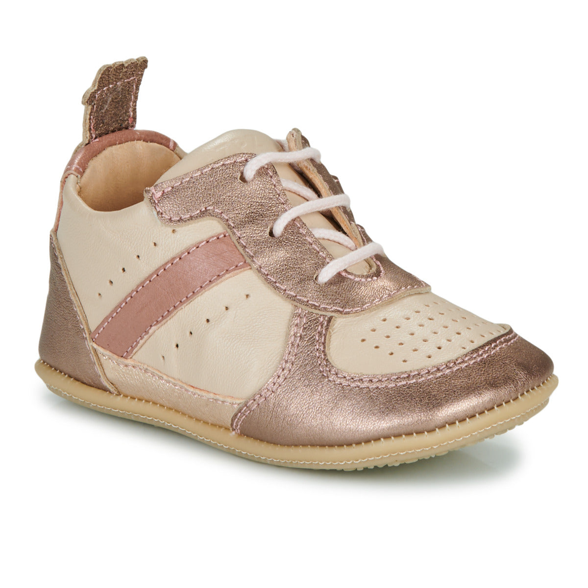 Scarpe bambini ragazza Easy Peasy  MY PRE BASKET LACET  Rosa