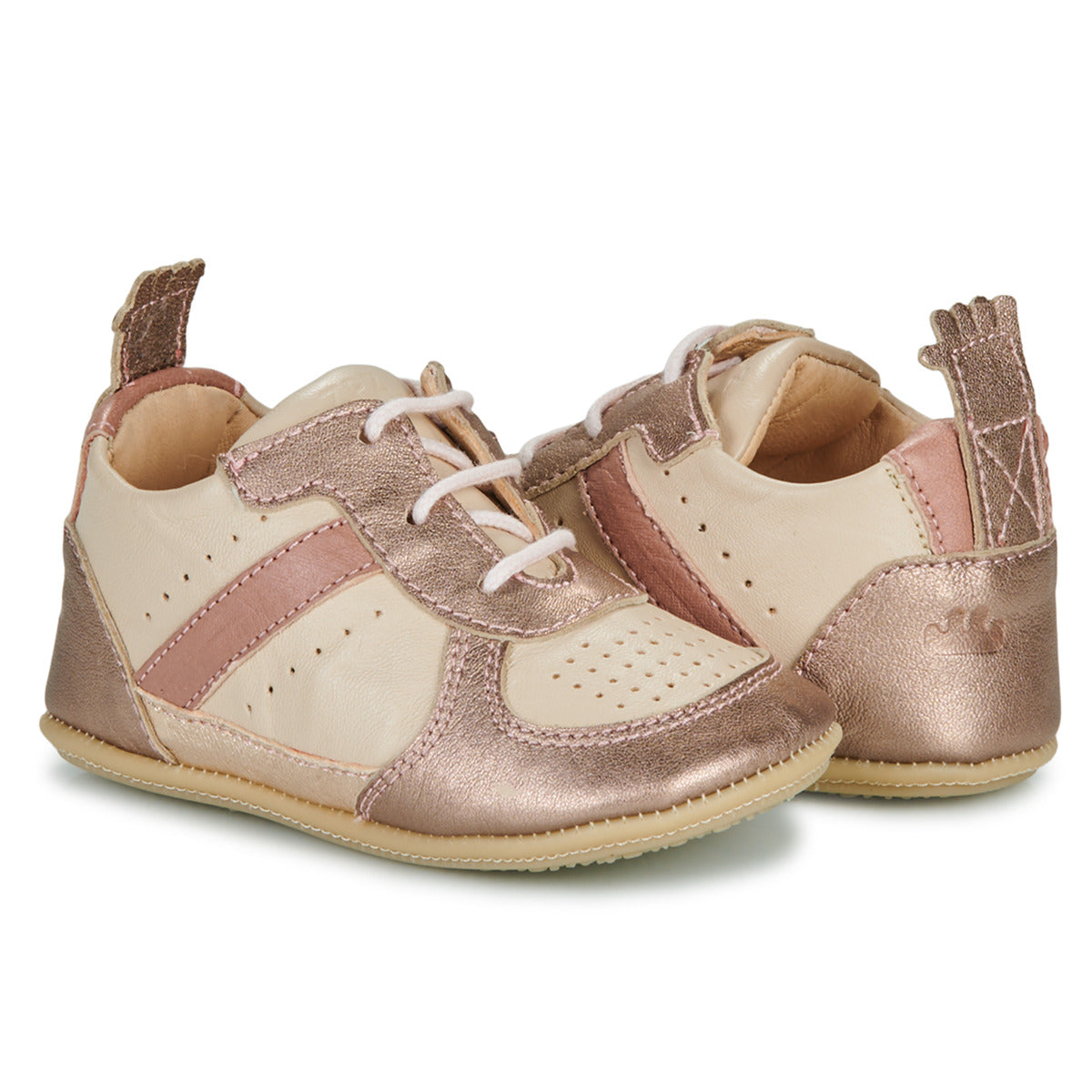 Scarpe bambini ragazza Easy Peasy  MY PRE BASKET LACET  Rosa