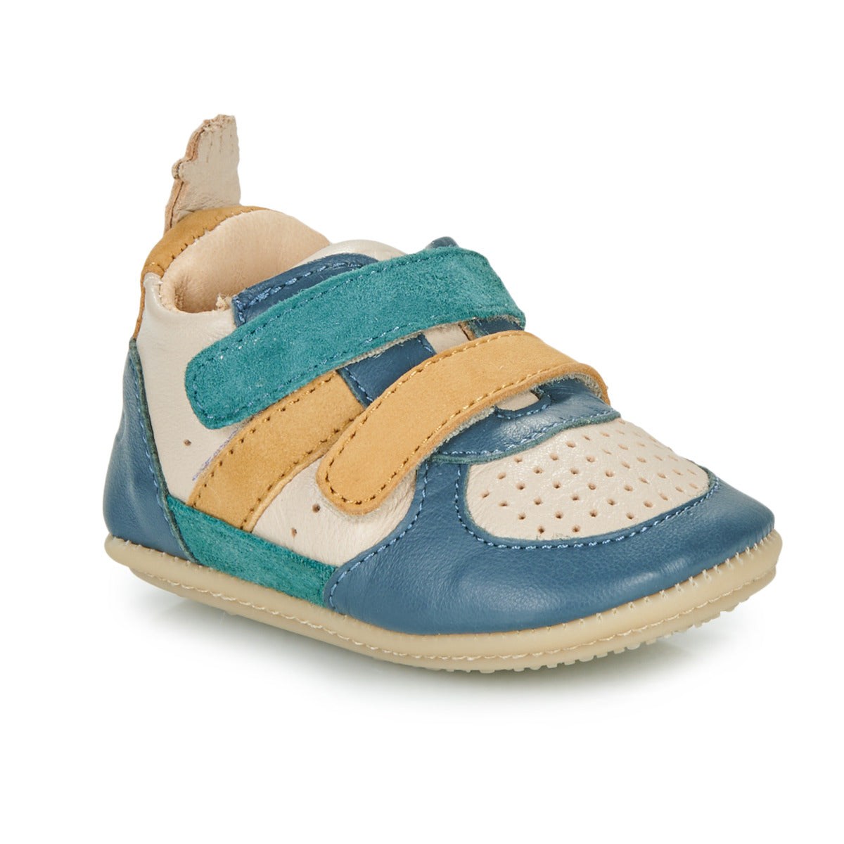 Scarpe bambini ragazza Easy Peasy  MY PRE BASBKET VELCRO  Multicolore