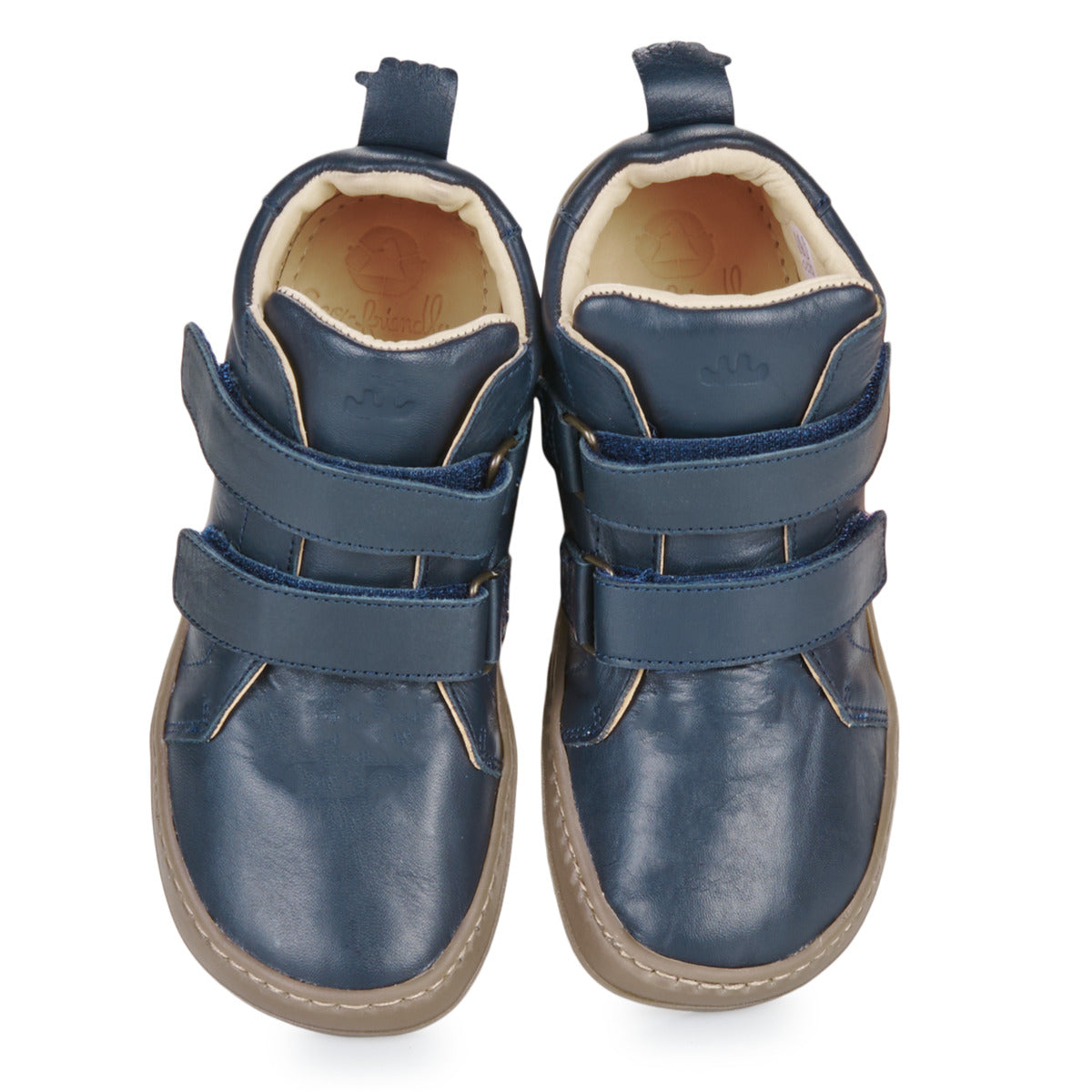 Stivaletti bambini ragazza Easy Peasy  MY BOOTS VELCRO  Blu