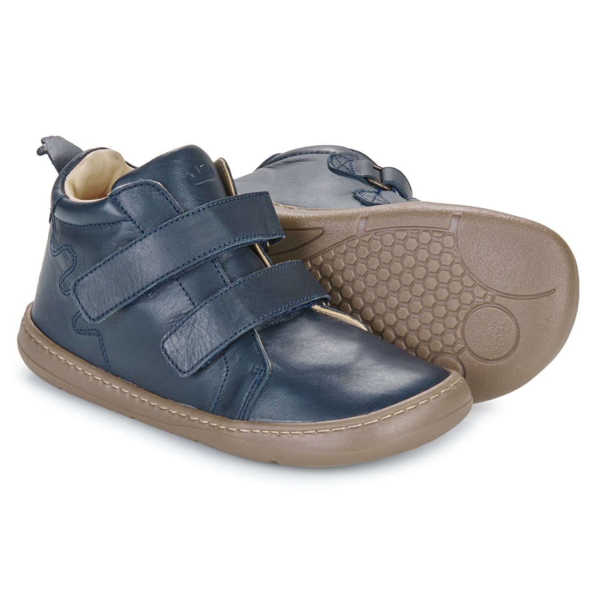 Stivaletti bambini ragazza Easy Peasy  MY BOOTS VELCRO  Blu