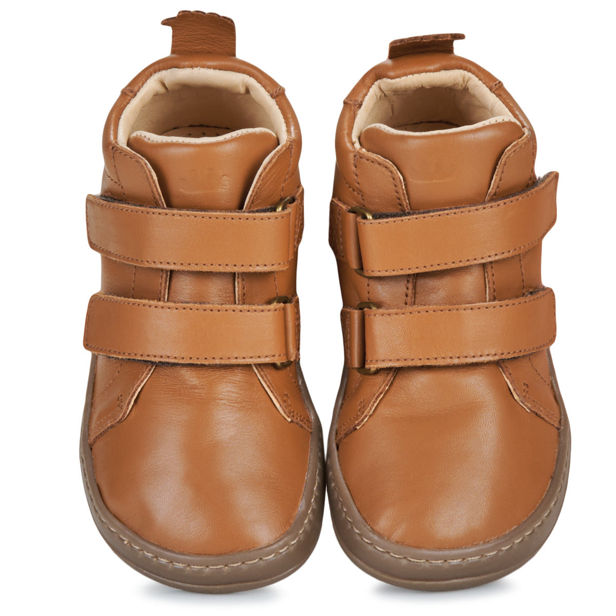 Stivaletti bambini ragazza Easy Peasy  MY BOOTS VELCRO  Marrone