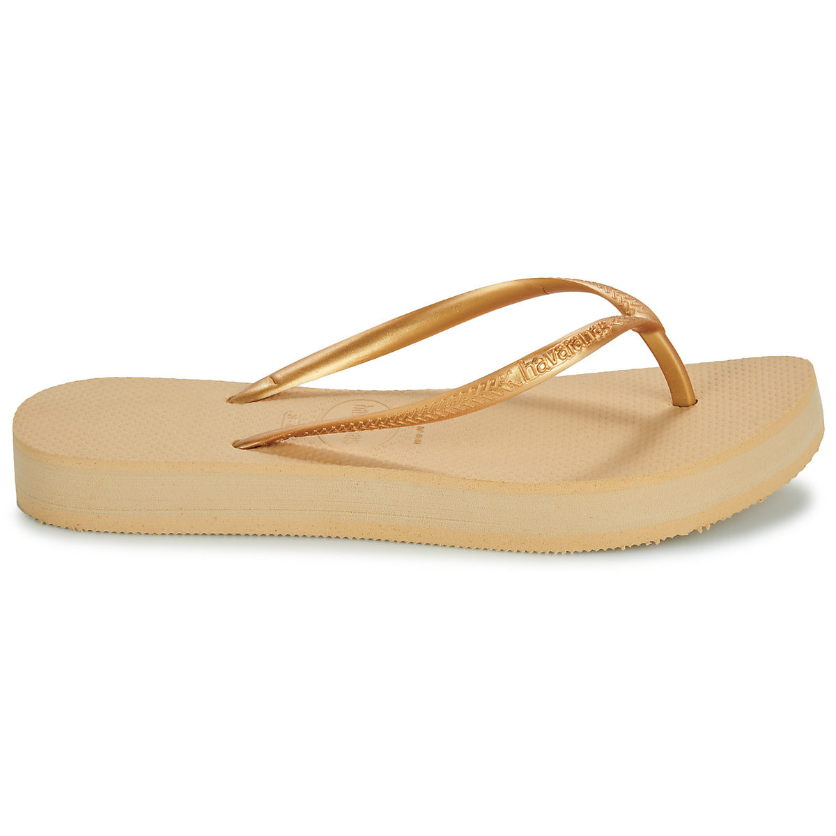 Infradito Donna Havaianas  FLATFORM  Beige