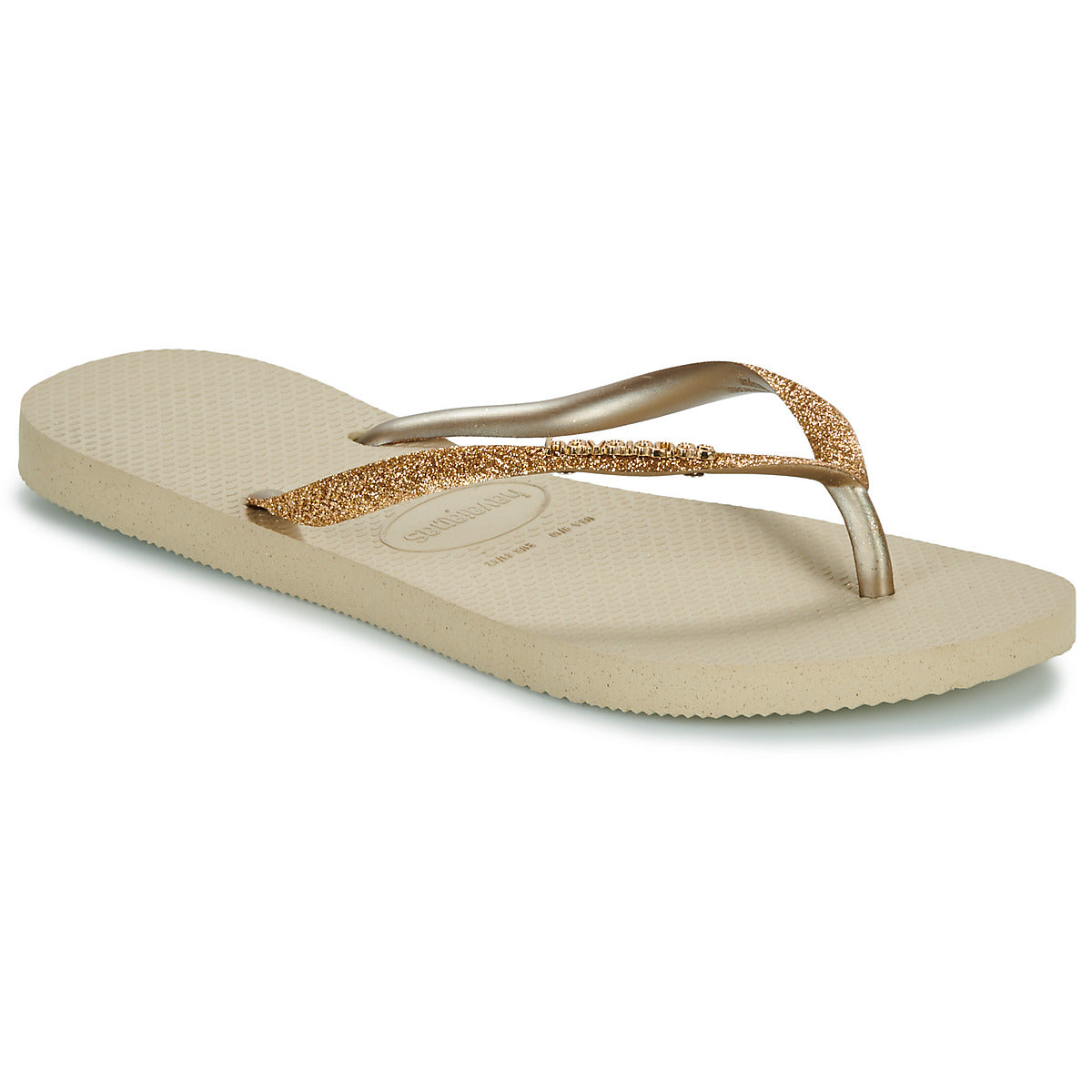 Infradito Donna Havaianas SLIM GLITTER II Beige