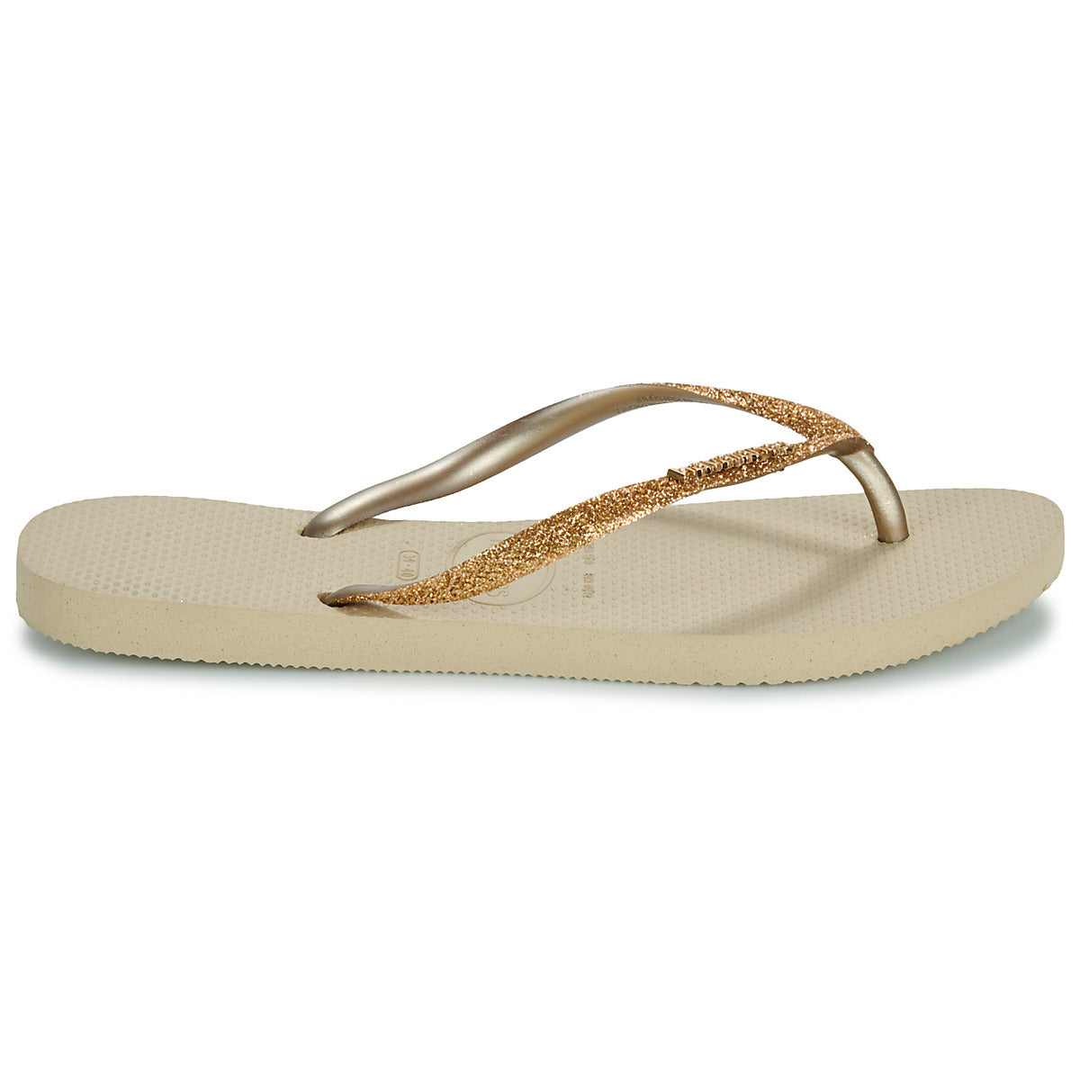 Infradito Donna Havaianas SLIM GLITTER II Beige