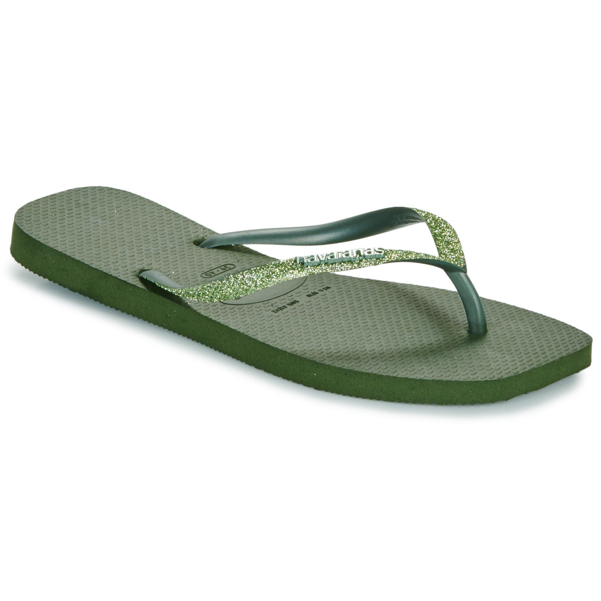 Infradito Donna Havaianas  SLIM SQUARE GLITTER  Verde