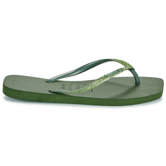 Infradito Donna Havaianas  SLIM SQUARE GLITTER  Verde