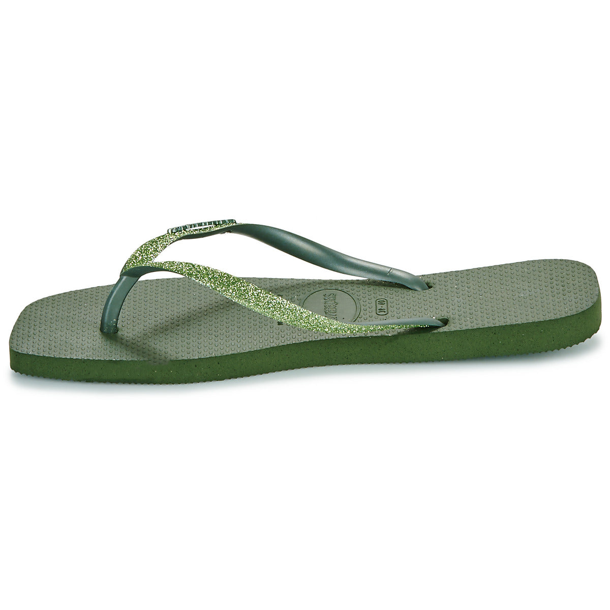 Infradito Donna Havaianas  SLIM SQUARE GLITTER  Verde