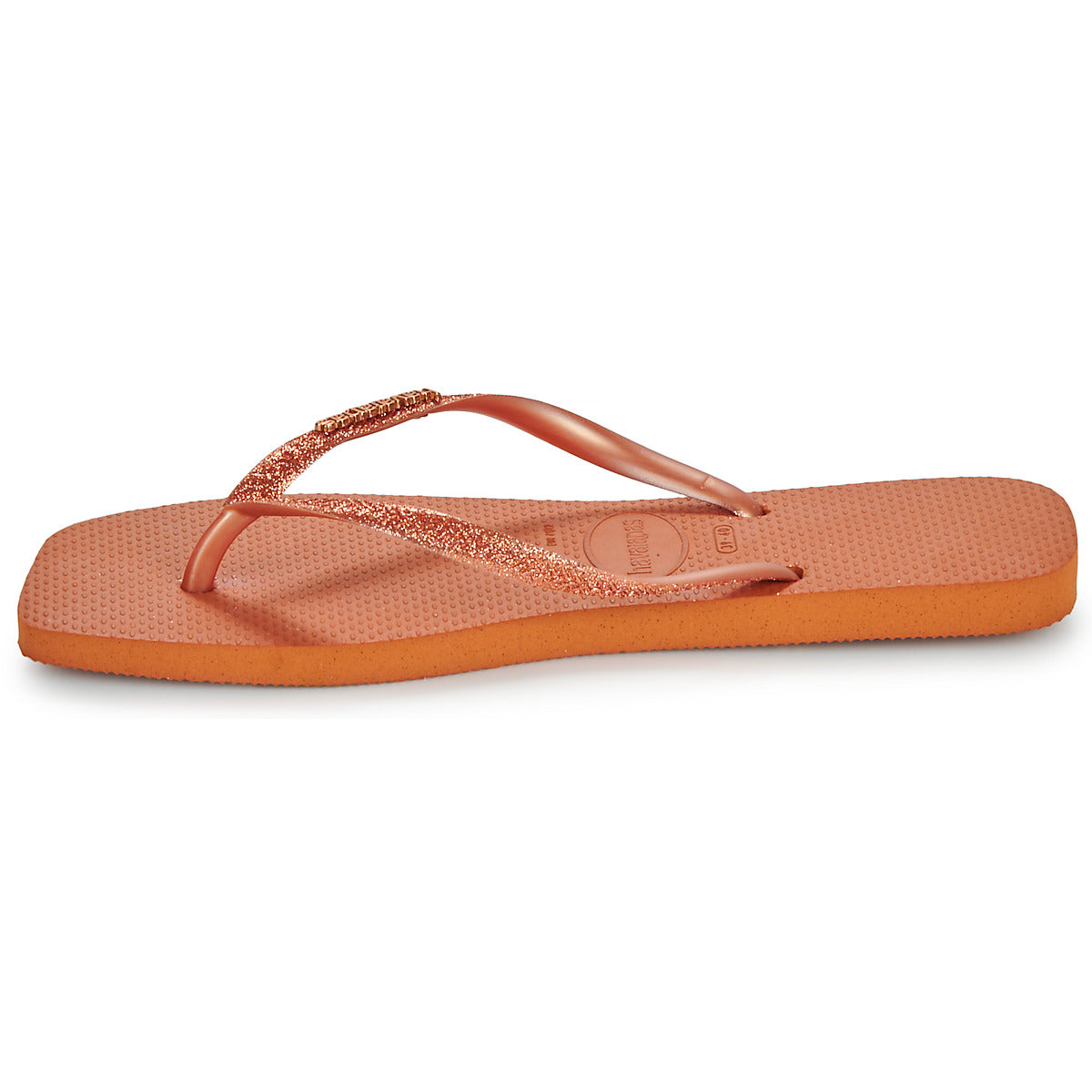 Infradito Donna Havaianas  SLIM SQUARE GLITTER  Arancio