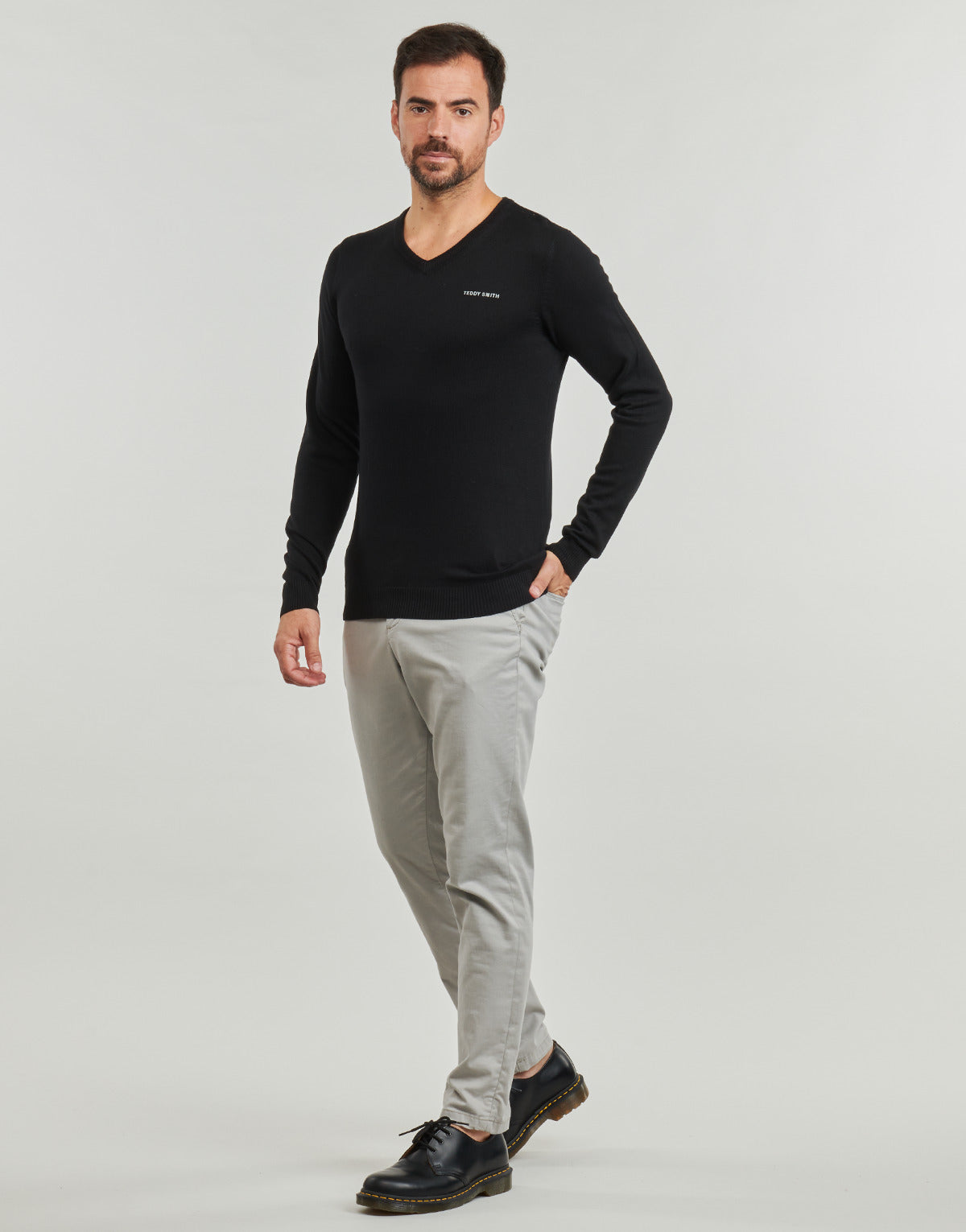 Maglione Uomo Teddy Smith PULSER 3 Nero