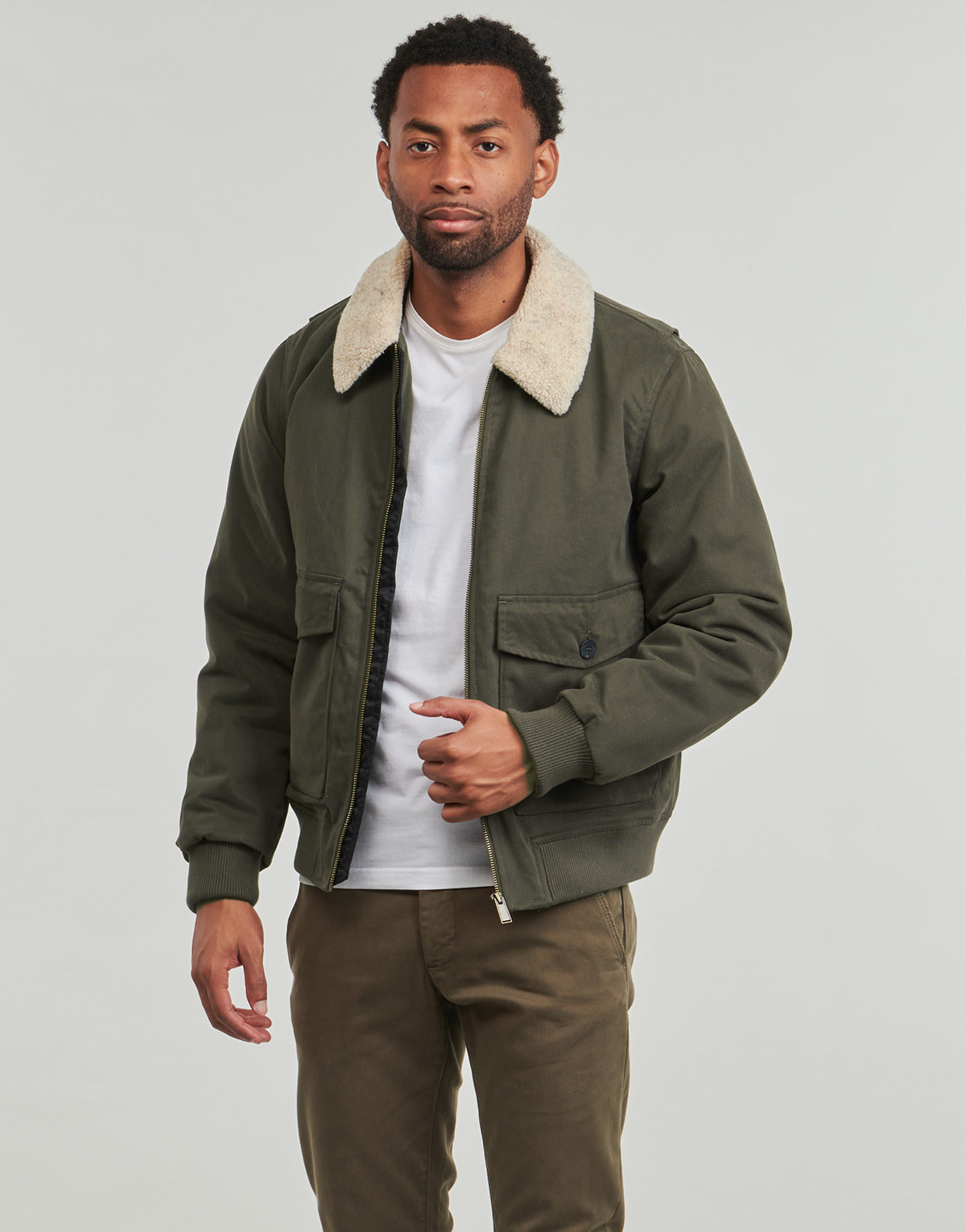 Giacca Uomo Teddy Smith ALEXIS Kaki