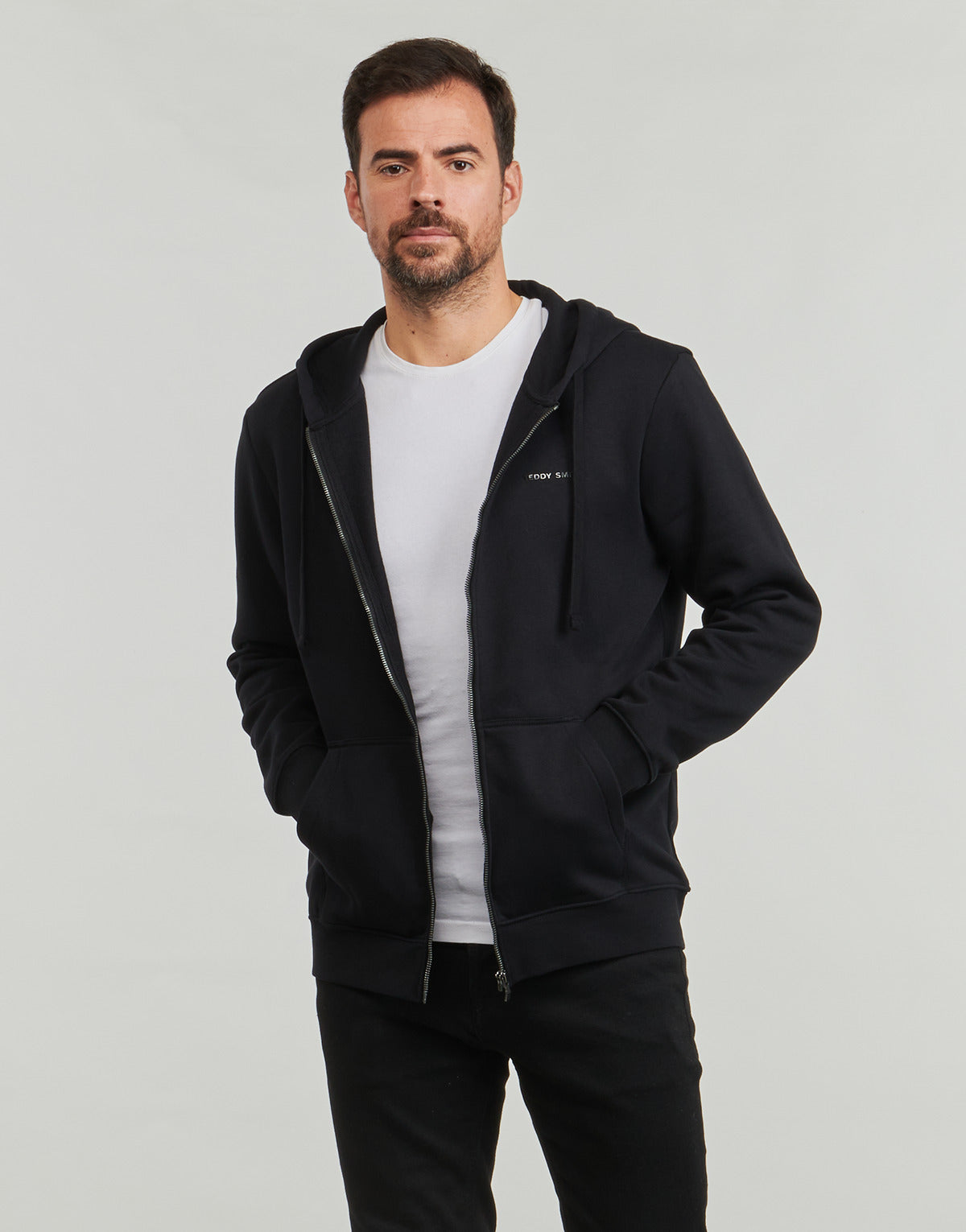 Gilet / Cardigan Uomo Teddy Smith GICLASS LITTLE HZ Nero