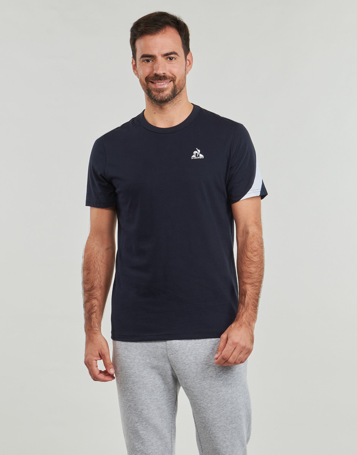 T-shirt Uomo Le Coq Sportif  HERITAGE Tee SS N°1 M  Marine