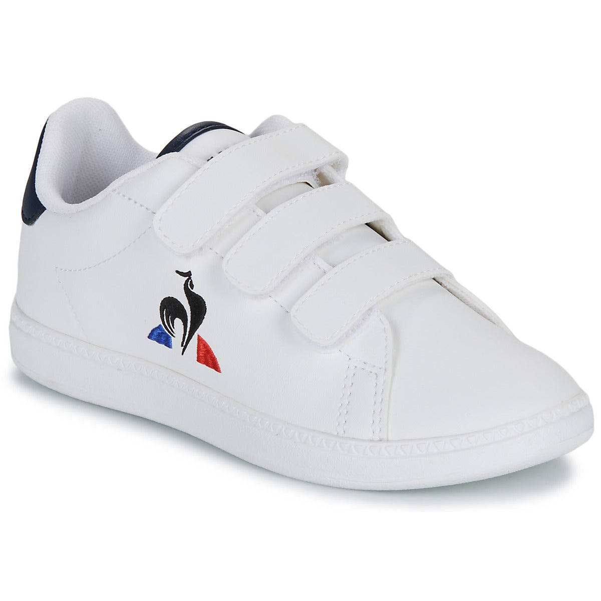 Scarpe bambini ragazzo Le Coq Sportif  COURTSET_2 PS  Bianco