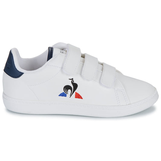 Scarpe bambini ragazzo Le Coq Sportif  COURTSET_2 PS  Bianco