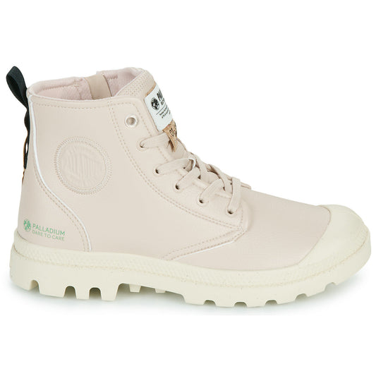 Stivaletti Donna Palladium PAMPA HI RE-VEGAN LTH Beige