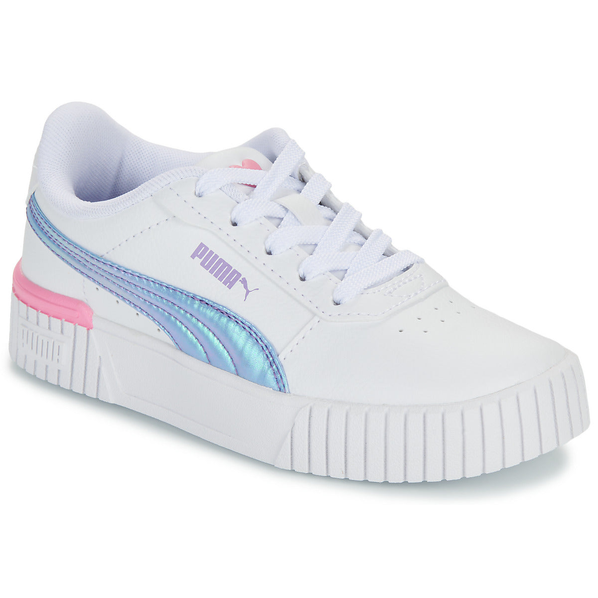 Scarpe bambini ragazza Puma  Carina 2.0 Bouncy Sky PS  Bianco