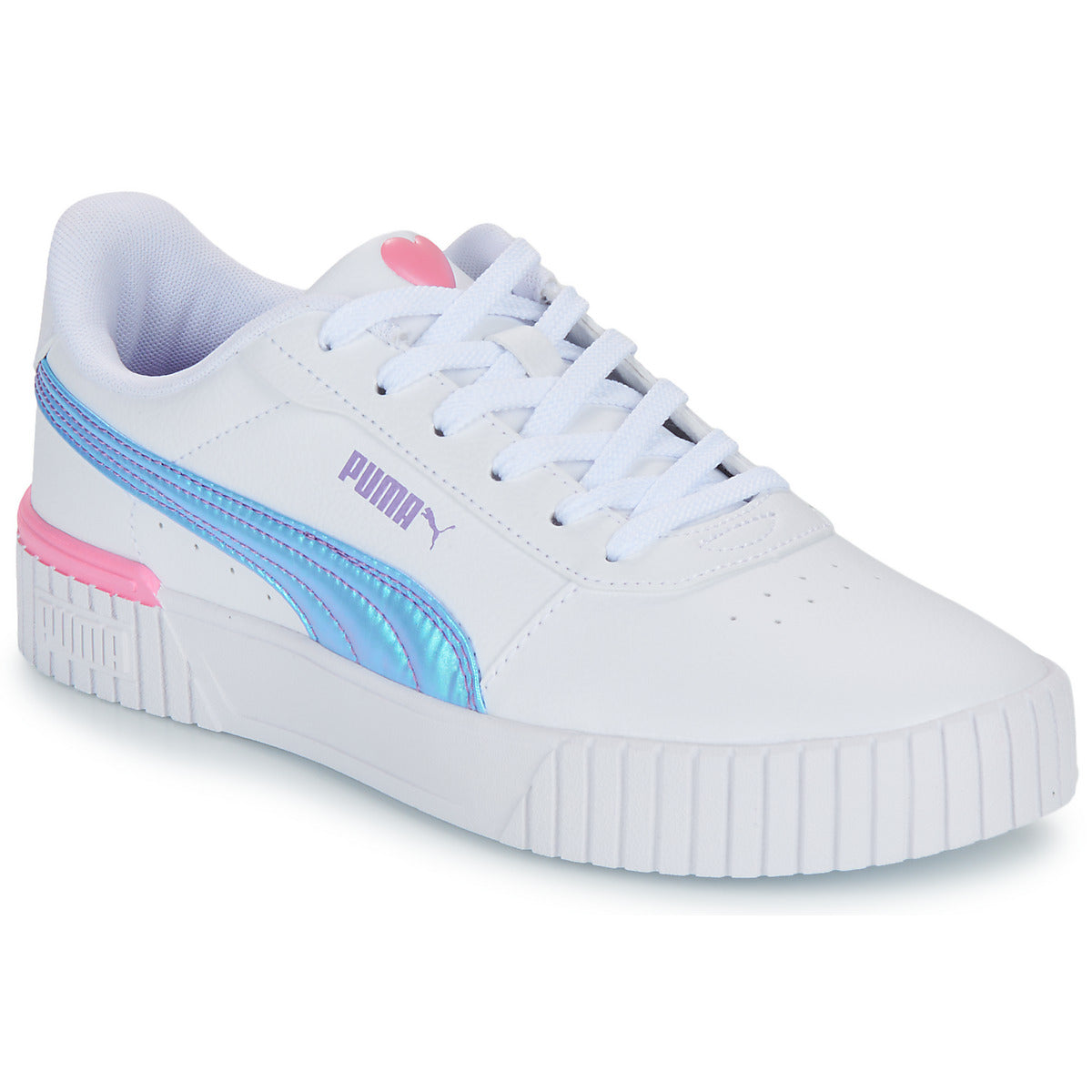 Scarpe bambini ragazza Puma  Carina 2.0 Bouncy Sky Jr  Bianco