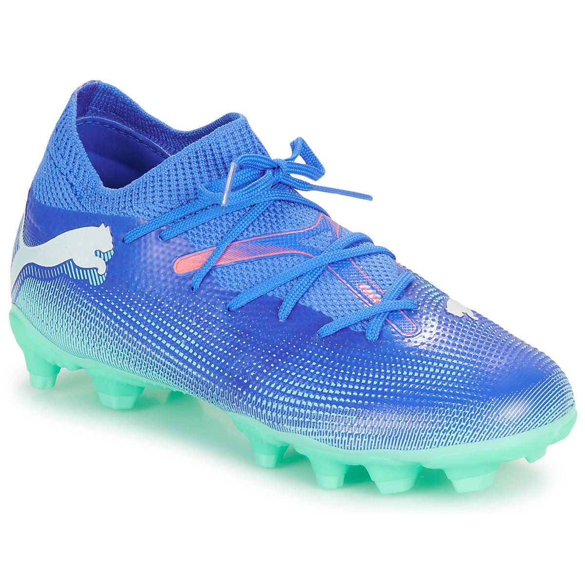 Scarpe da calcio bambini ragazzo Puma  FUTURE 7 MATCH FG/AG Jr  Blu