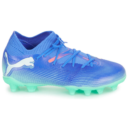 Scarpe da calcio bambini ragazzo Puma  FUTURE 7 MATCH FG/AG Jr  Blu