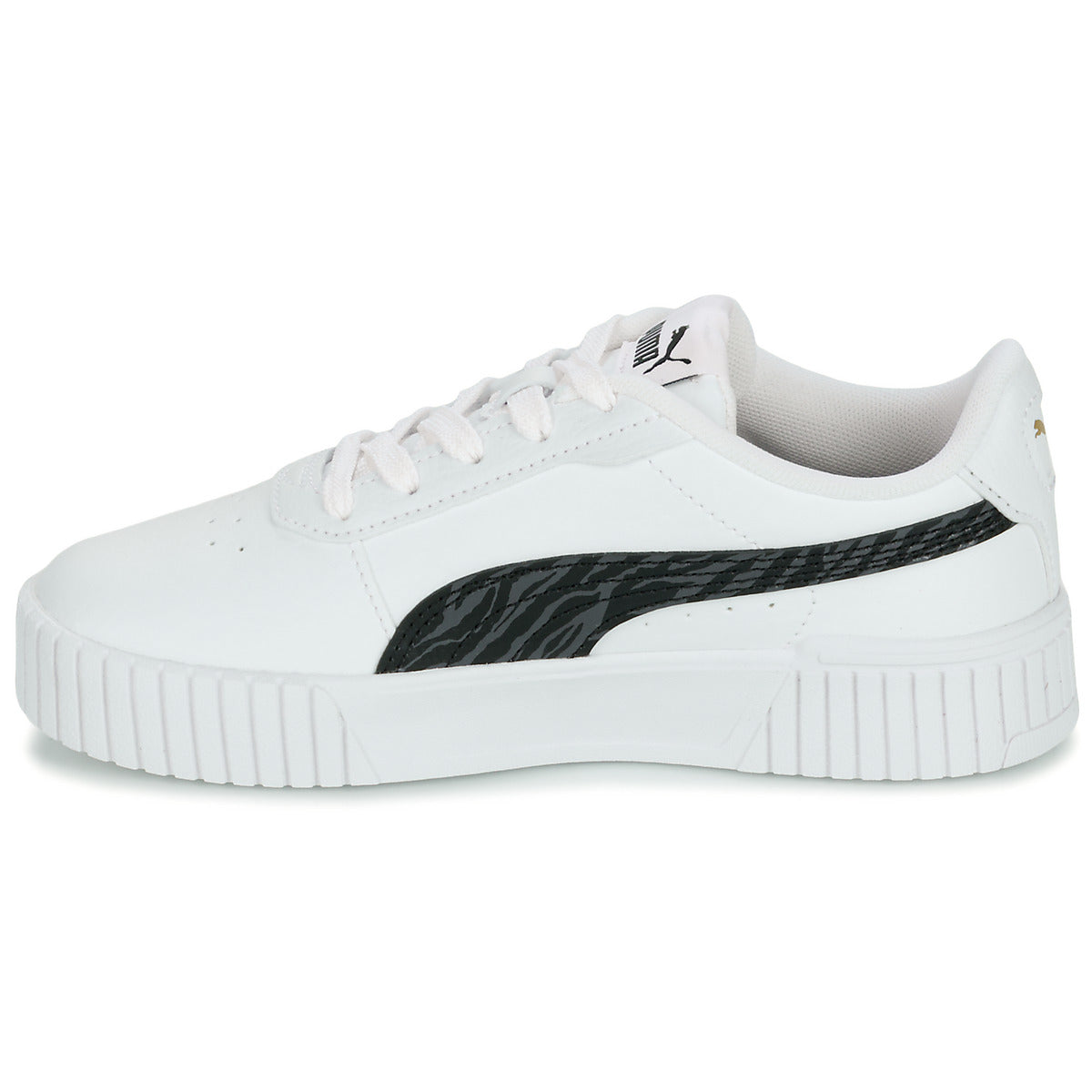 Scarpe bambini ragazzo Puma  Carina 2.0 Zebra PS  Bianco