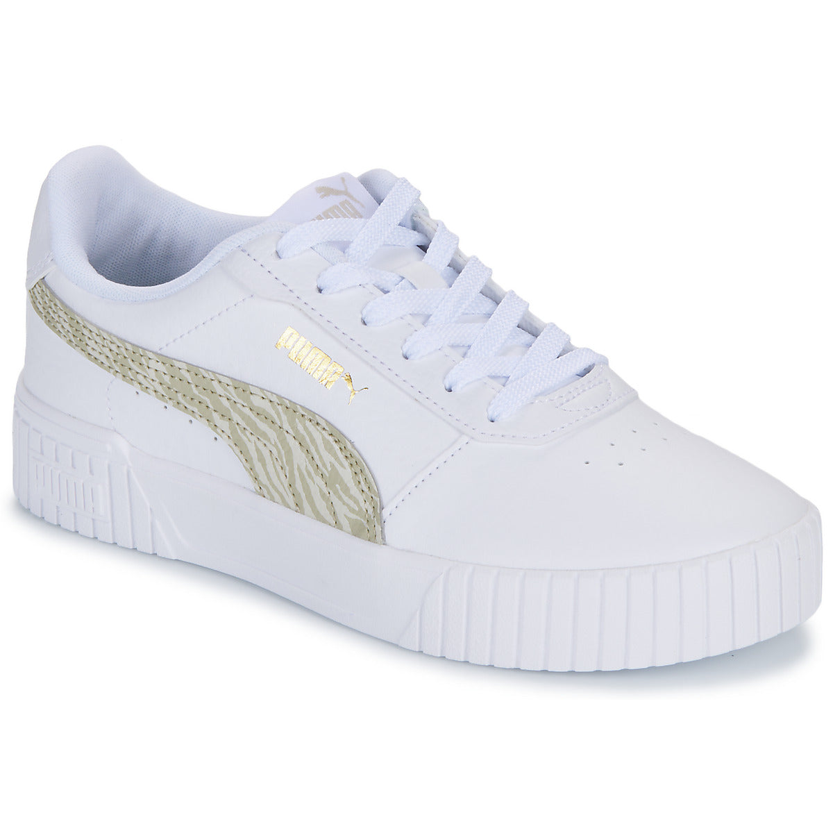 Scarpe bambini ragazza Puma  Carina 2.0 Zebra Jr  Bianco