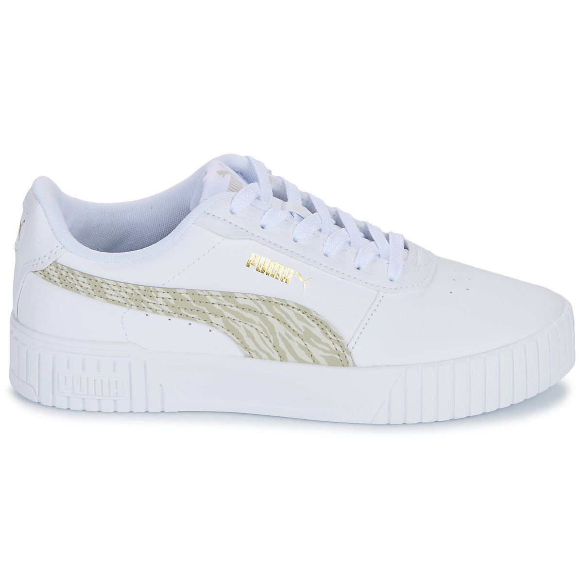 Scarpe bambini ragazza Puma  Carina 2.0 Zebra Jr  Bianco