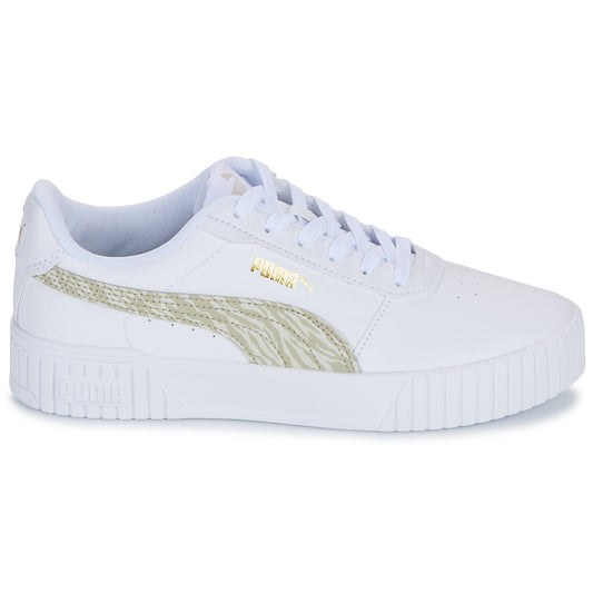 Scarpe bambini ragazza Puma  Carina 2.0 Zebra Jr  Bianco