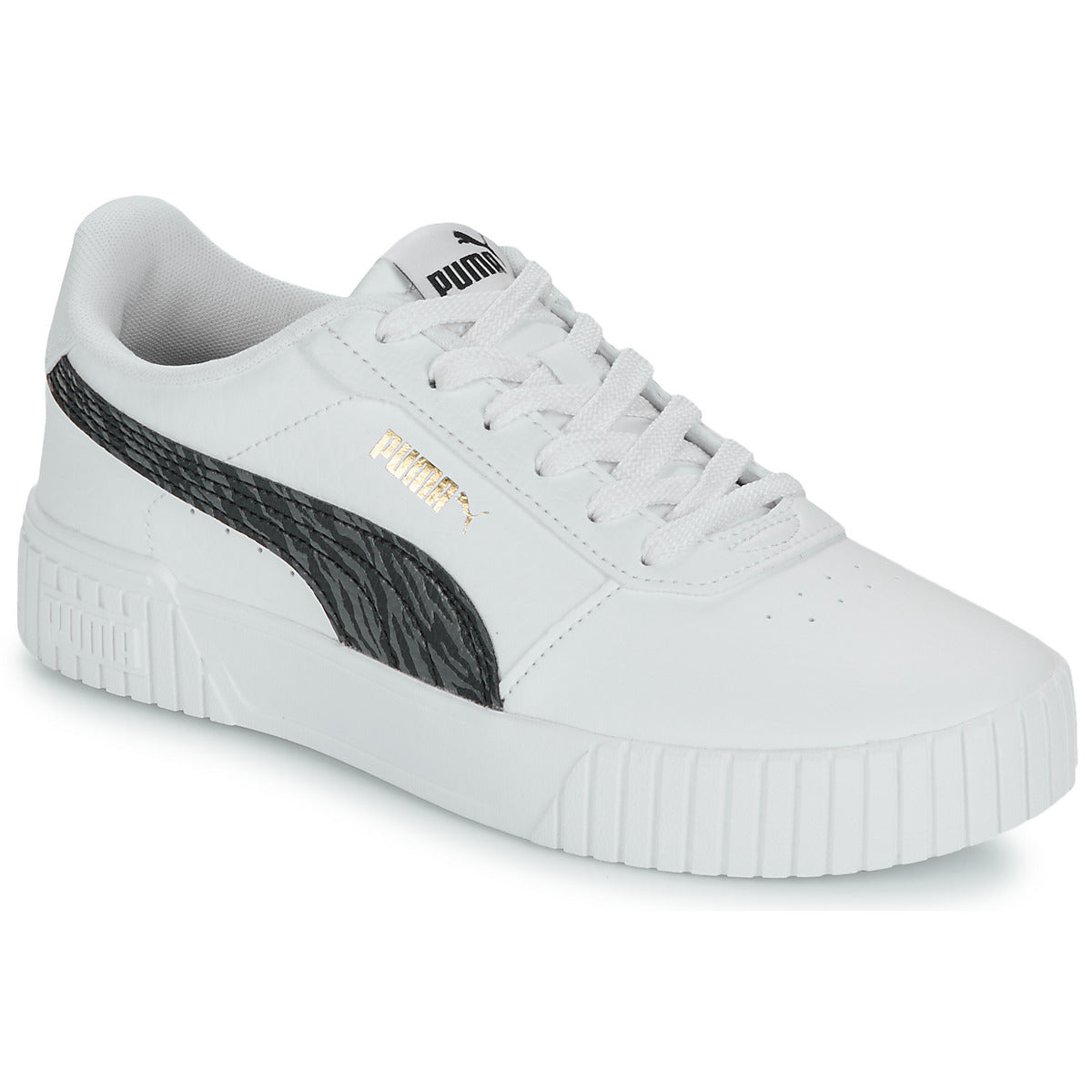 Scarpe bambini ragazza Puma  Carina 2.0 Zebra Jr  Bianco