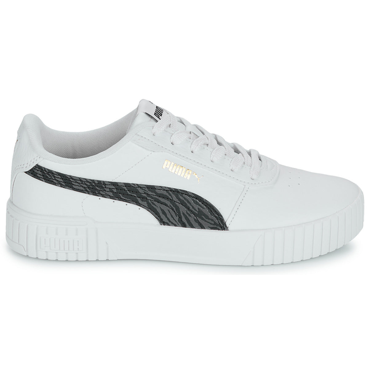 Scarpe bambini ragazza Puma  Carina 2.0 Zebra Jr  Bianco