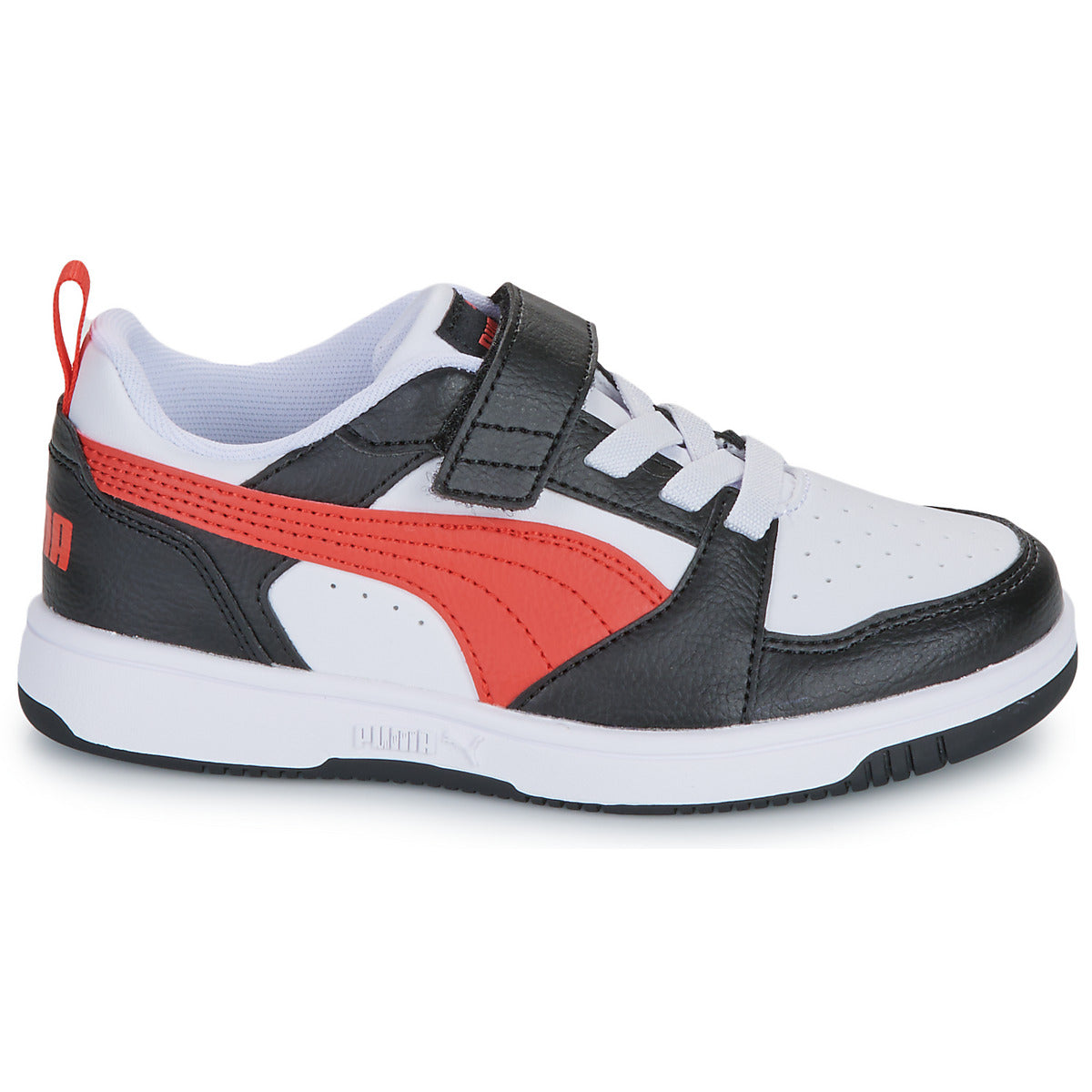 Scarpe bambini ragazzo Puma  Puma Rebound V6 Lo AC+ PS  Bianco